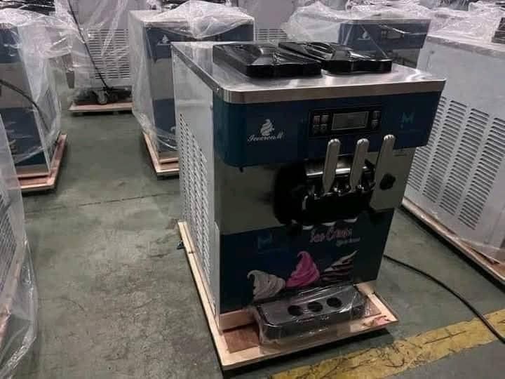 Brand New 3 Nozzle Ice Cream Machine (Category: Ice-cream Makers) located in Davao. Submitted by oddmountain.160a9c (Listing ID 1468970422, Image 1). Description: Brand New Original Items Comes with 2 years warranty *100% Original And Legit *All Accessories include Freebies *All items are available *Buy 2 Get 1 Free.
