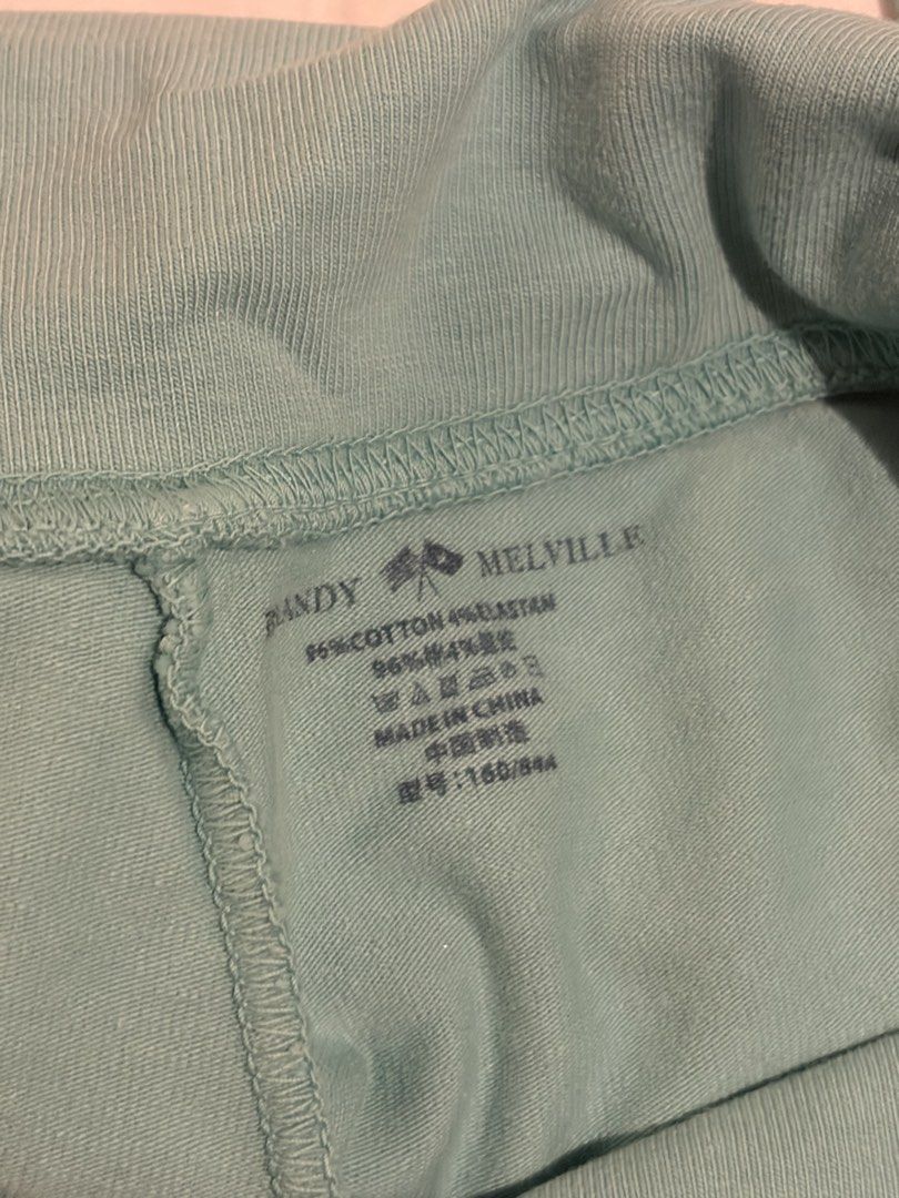 Brandy Melville Priscilla Pants Teal (Category: Other Bottoms) located in Manila. Submitted by frannyyu (Listing ID 1469107755, Image 2). Description: 🎀 ABOUT THE ITEM - One Size - NO FLAWS - 10/10 CONDI - Dm for questions, and more photos if SURE ONLY. RFS: DECLUTTERING PAYMENT AND SHIPPING : 💰: GCASH / BANK TRANSFER 🚚 : LALAMOVE, J&T, GRAB, ETC. .