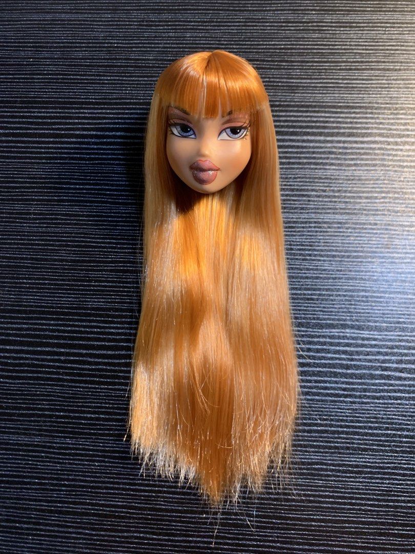 Bratz Doll Head (Rerooted) (Category: Kids Toys) located in Manila. Submitted by polie.juchi (Listing ID 1469065226, Image 2). Description: Bratz Head - perfect screening Hair - Milk silk and Saran.