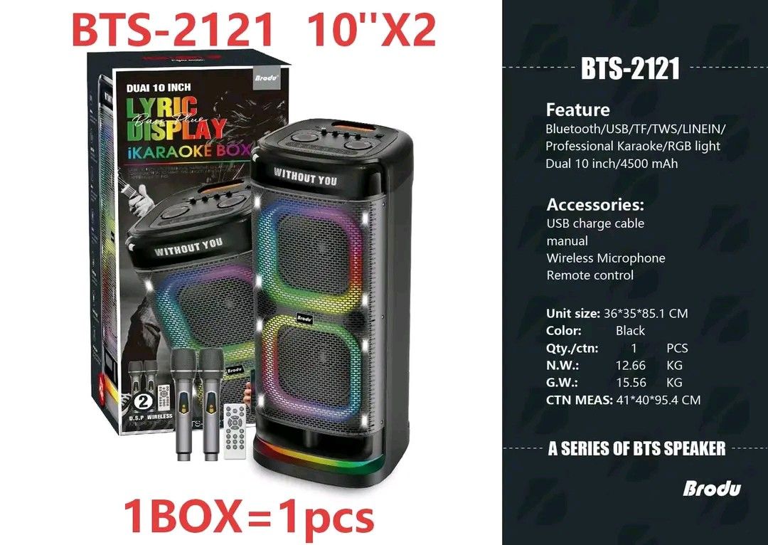 brudo bts speaker 2121 (Category: Soundbars, Speakers & Amplifiers) located in Manila. Submitted by asstditems (Listing ID 1468957745, Image 3). Description: .
