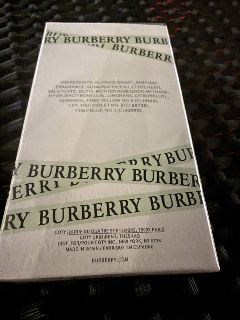 Burberry HER 100ml (Category: Fragrance & Deodorants) located in Manila. Submitted by arceereplan (Listing ID 1469118365, Image 3). Description: Selling this Burberry HER 100ml edt for a low price. Bought from the UK. RFS: My friend does not want this perfume anymore..