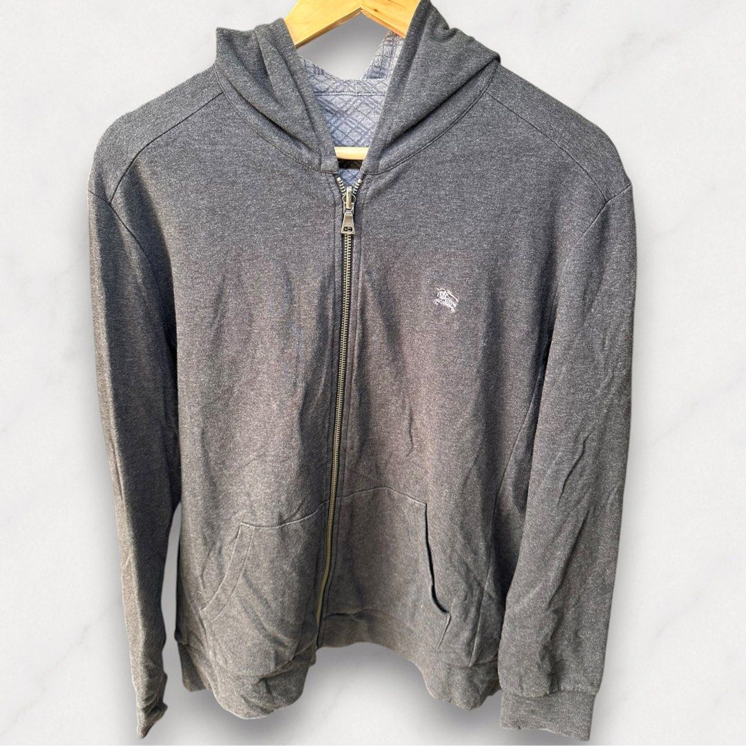 Burberry Jacket with hood (Category: Coats, Jackets and Outerwear) located in Bulacan. Submitted by adoseofluxxee (Listing ID 1468986742, Image 1). Description: Burberry Jacket size: 21x27.5.
