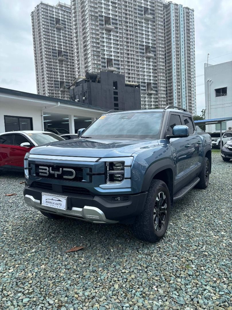 BYD Shark 6 Premium DMO Auto (Category: Used Cars) located in Pasig City. Submitted by pureocean-057512 (Listing ID 1468994382, Image 3). Description: 2025 BYD SHARK 6 PREMIUM DMO GAS HYBRID AUTOMATIC TRANSMISSION Downpayment: ₱767,451 Keyless Deep Sea Blue DMO Plug-in Hybrid 1.5L Turbocharged Gasoline Automatic Transmission 0 ending plate 8tkms mileage Double Cab Pickup Fuel Tank Capacity: 59 Liters Battery Capacity: 32.2 kWh 18-inch Alloy Wheel