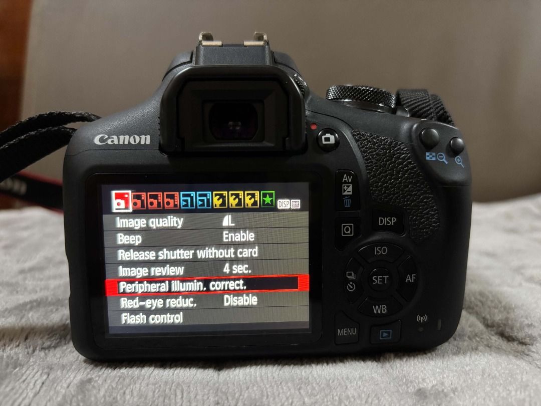 Canon EOS 1500D DSLR Camera with 18-55mm Lens (Category: Cameras) located in San Pedro. Submitted by cosmicfire_7f9099 (Listing ID 1469064741, Image 2). Description: - Canon DSLR camera body and EF-S 18-55mm f/3.5-5.6 IS II zoom lens - Fully functional with working screen and settings menu; No screen vignette - No issues sa lens, need lang ng konting linis - No issues sa shutter and sa output photo - Body shows normal signs of handling/use; wala 