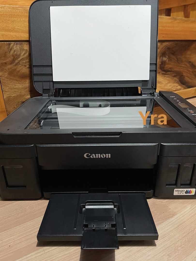 CANON G2010 3in1 Printer (Category: Printers, Scanners & Copiers) located in Manila. Submitted by yragonzales20 (Listing ID 1468969499, Image 2). Description: 🎀 CANON G2010 3in1 Printer 🎀 𐙚 ̊ Print up to ( Short, A4, Long ) 𐙚 ̊ Scan ( Short, A4, Long ) 𐙚 ̊ Photocopy ( Short, A4 ) 𐙚 ̊ Borderless Printing 𐙚 ̊ Refillable Ink Tank System 𐙚 ̊ Dye Ink 𐙚 ̊ Powercord & USB Cord 𐙚 ̊ Puno pa ink na nakalagay NO ISSUE. Test all you want. Pick up O