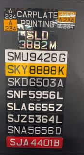 FF 96 X Motorcycle Registration Number Plate, Car Accessories, Car ...