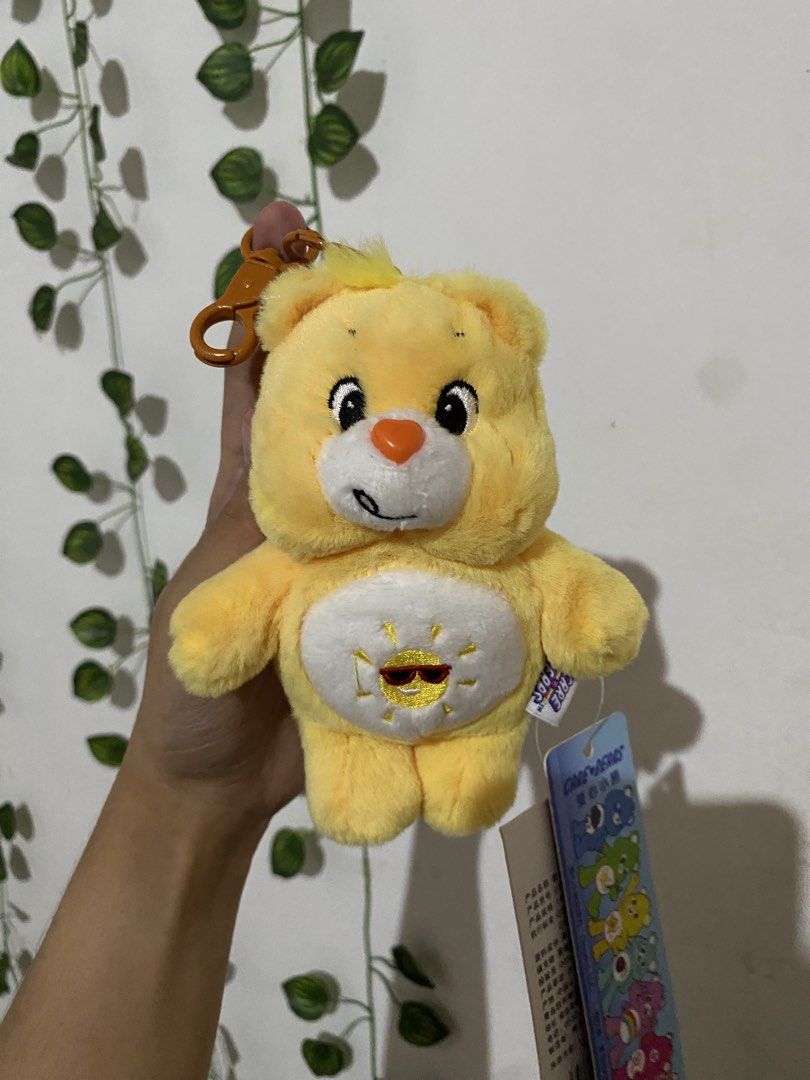 Care Bears Funshine Bear Plush Charm (Category: Plushies & Soft Toys) located in Guagua. Submitted by toy_corner (Listing ID 1469090309, Image 1). Description: Brand New with Papertag NO ISSUE PAMPANGA LOC MOP: Gcash J&T courier.