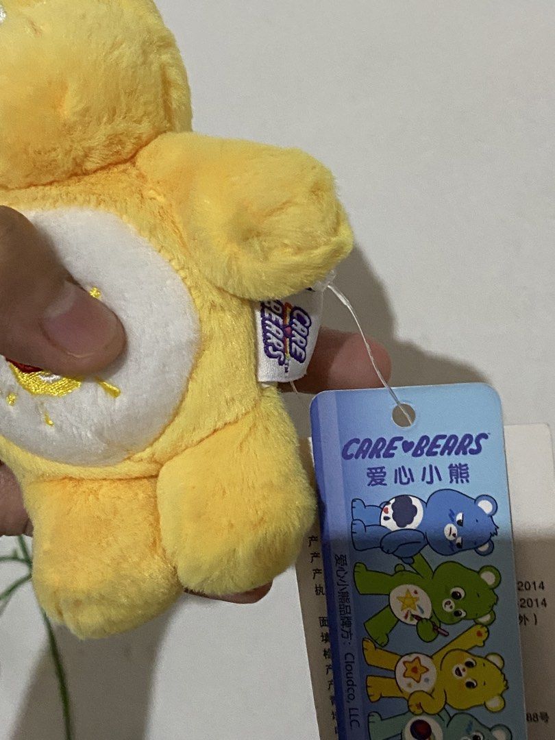 Care Bears Funshine Bear Plush Charm (Category: Plushies & Soft Toys) located in Guagua. Submitted by toy_corner (Listing ID 1469090309, Image 3). Description: Brand New with Papertag NO ISSUE PAMPANGA LOC MOP: Gcash J&T courier.