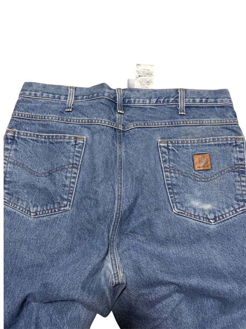 Carhartt B17 DST Denim (Category: Jeans) located in Manila. Submitted by nofits.garments (Listing ID 1469047385, Image 3). Description: Carhartt B17 DST Denim Waist 36 Length 44 Leg op 7.5 In pristine condition.