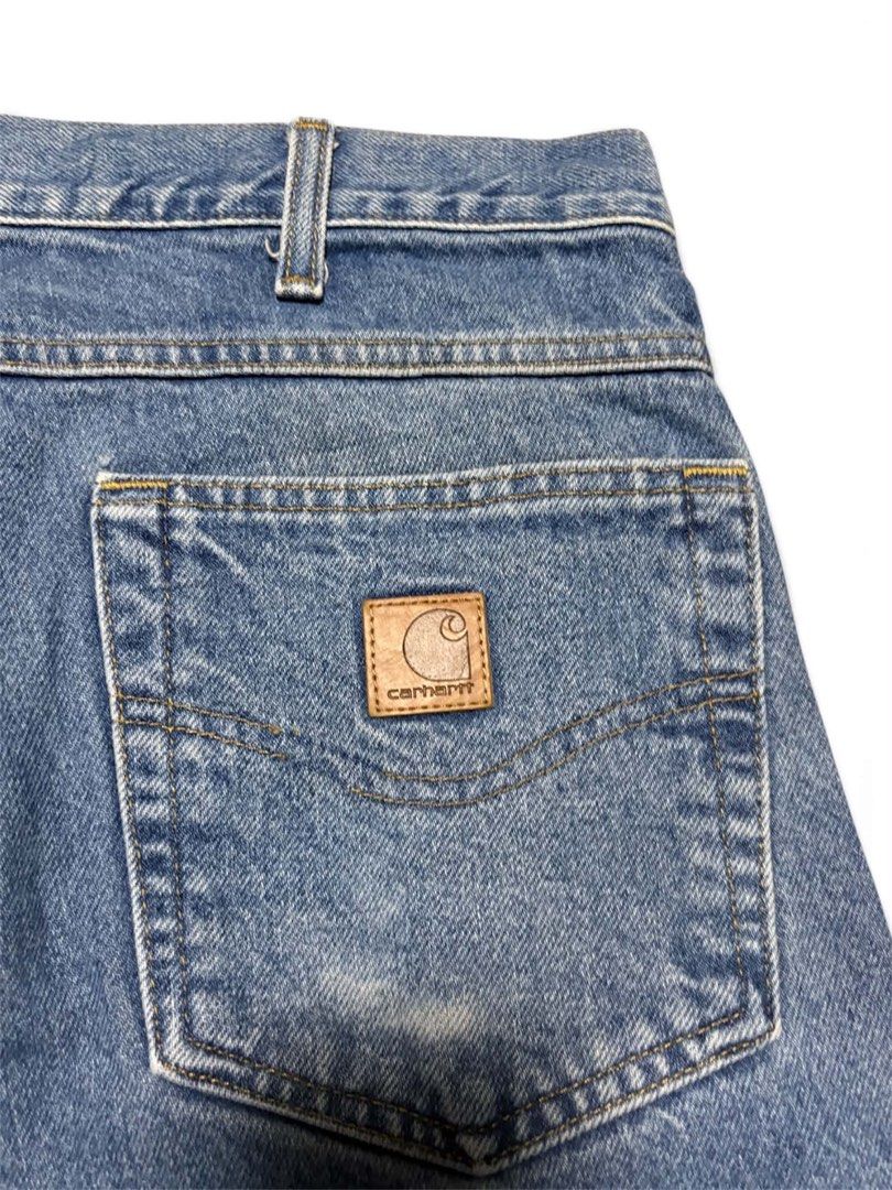 Carhartt B17 DST Denim (Category: Jeans) located in Manila. Submitted by nofits.garments (Listing ID 1469047385, Image 2). Description: Carhartt B17 DST Denim Waist 36 Length 44 Leg op 7.5 In pristine condition.