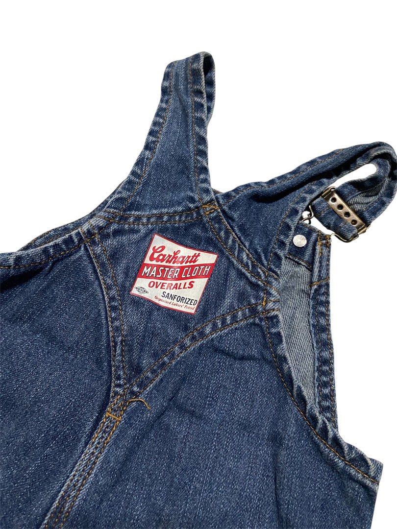 Carhartt Denim Bib Overalls (Category: Babies & Kids Fashion) located in Koronadal. Submitted by southstyle97 (Listing ID 1468981314, Image 3). Description: ▫️🚙💙 Denim Bib overalls Blue denim 3t on tag Excellent or better No issues PM💌.