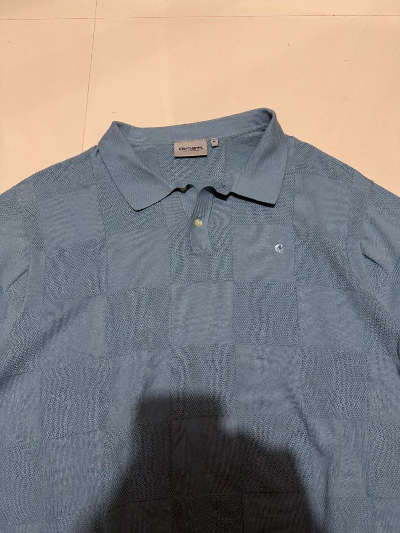 Carhartt knitted polo (Category: Tshirts & Polo Shirts ) located in Dagupan City. Submitted by lwkythrft (Listing ID 1469000461, Image 2). Description: Carhartt knitted polo Size xl Legit 💯 Excellent condition 1,200 plus sf .