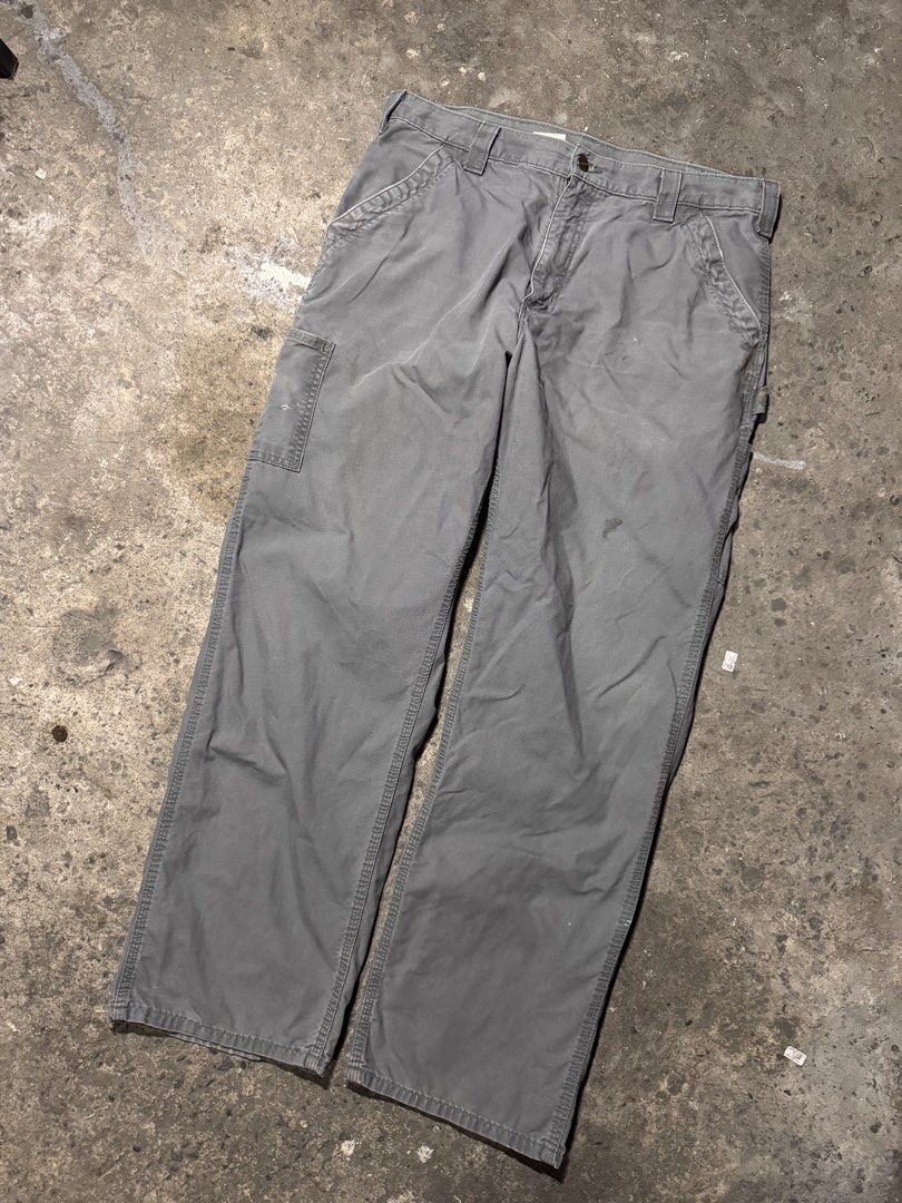 Carhartt Original Dungaree fit (Category: Jeans) located in Pasig City. Submitted by dripthrift1600 (Listing ID 1469073085, Image 1). Description: - Carhartt Original Dungaree fit - Good Condition - Issue: Stain - Dimes: 36x42x9.