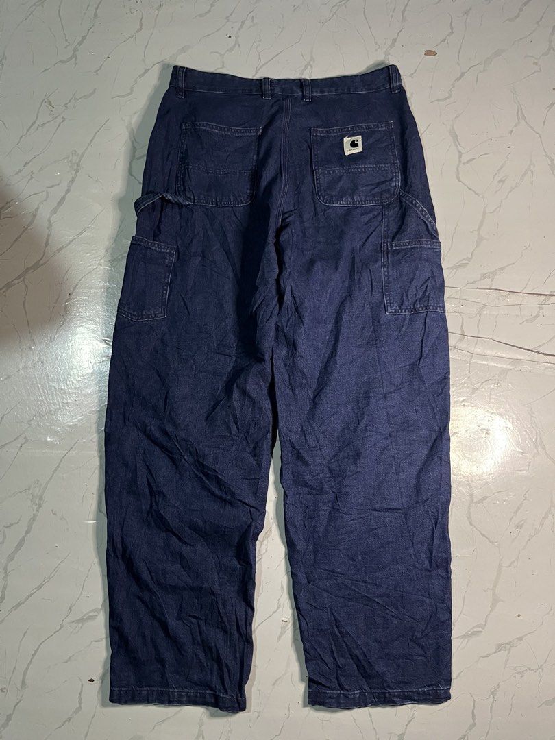 Carhartt WIP (Category: Jeans) located in Zamboanga. Submitted by abubazir7 (Listing ID 1469075624, Image 1). Description: Authentic Carhartt Wip size 29 Actual measurement Waistline 32 Length 42 Opening leg Unisex Women size but fit to men super ganda sa actual .