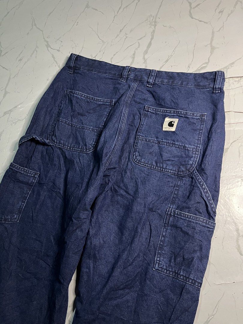 Carhartt WIP (Category: Jeans) located in Zamboanga. Submitted by abubazir7 (Listing ID 1469075624, Image 3). Description: Authentic Carhartt Wip size 29 Actual measurement Waistline 32 Length 42 Opening leg Unisex Women size but fit to men super ganda sa actual .