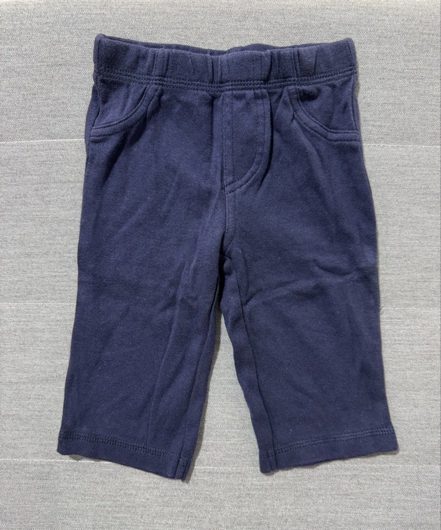 Carter’s Shorts Pants (Category: Babies & Kids Fashion) located in Rizal. Submitted by preloovved (Listing ID 1469048314, Image 1). Description: Navy blue baby shorts made of soft, stretchable cotton with an elastic waistband, fake fly, and two front pockets. Perfect for warm days and everyday wear. Preloved, 6mos Meet-up only in GB1 San Mateo, Rizal Shipping fee c/o buyer. Tres Marias or J&T express Payment to be sent to me via BPI/BDO/GCASH onl