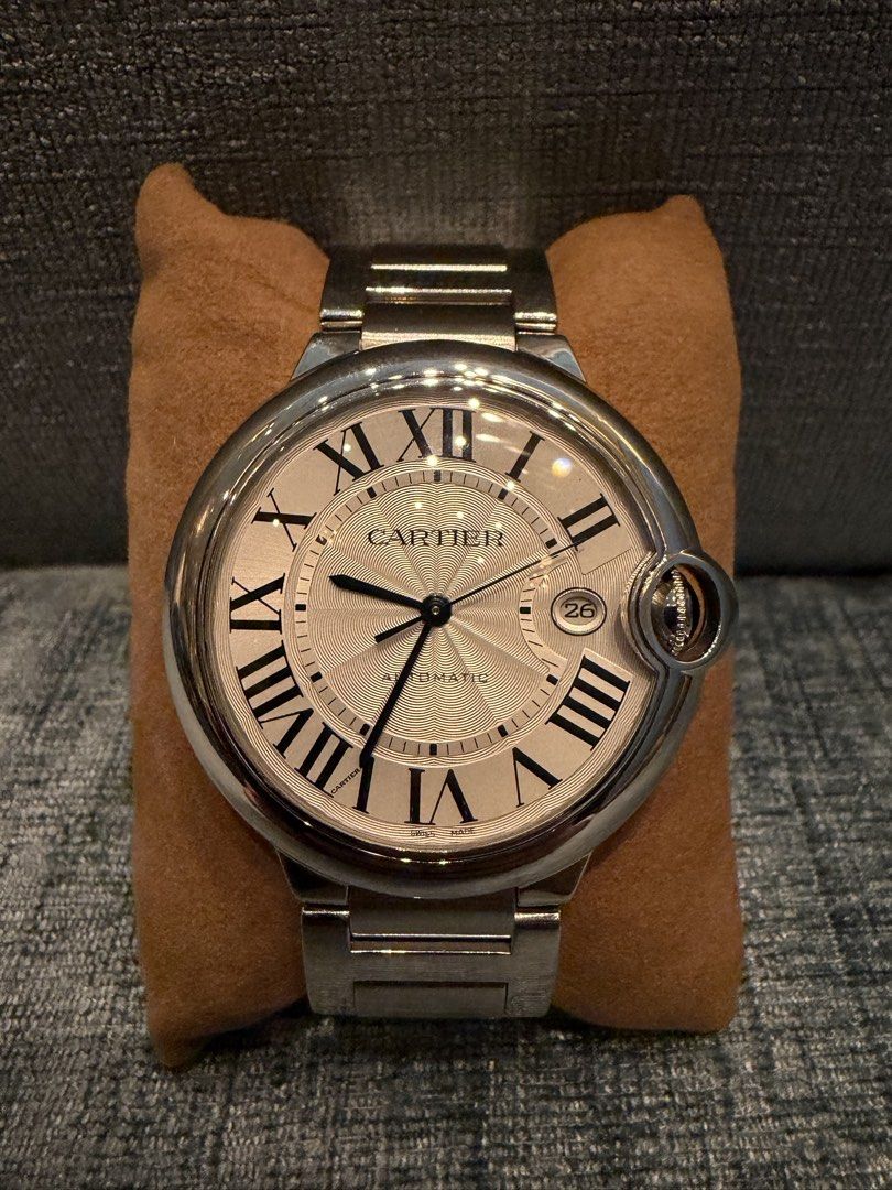 Cartier Ballon Bleu 42mm (Category: Luxury Watches) located in Manila. Submitted by corte.collection (Listing ID 1468965195, Image 1). Description: ⌚️ 42mm / Mensize - comes with authentic box but no papers / Excellent Condition (Mint) 📍 Meetup @ ShangriLa Makati City 📲 Follow us on FB,IG, Tiktok : Corté / corte.collection 📩 Message for inquiries, price is negotiable .