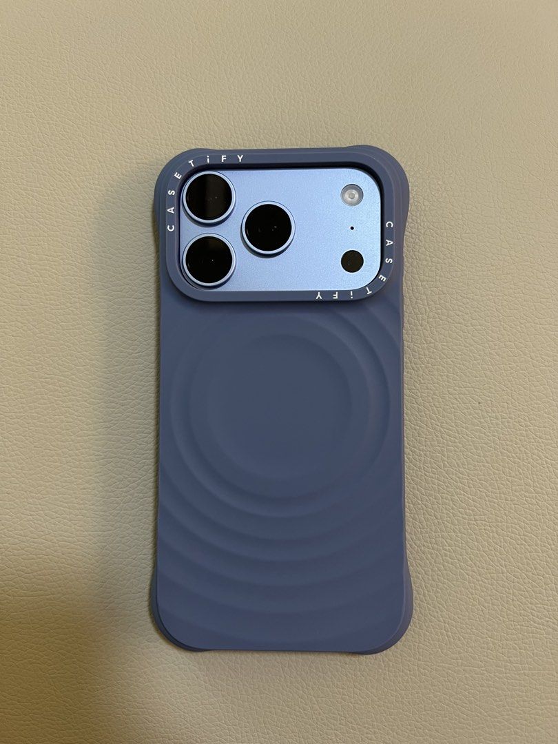 Casetify Ripple Dusty Blue for iPhone 18 Pro (Category: Cases & Sleeves) located in Manila. Submitted by jphiljuach (Listing ID 1468968891, Image 1). Description: Selling for 2k only. Got this during the release date (Oct 16 2026) complete with box. .