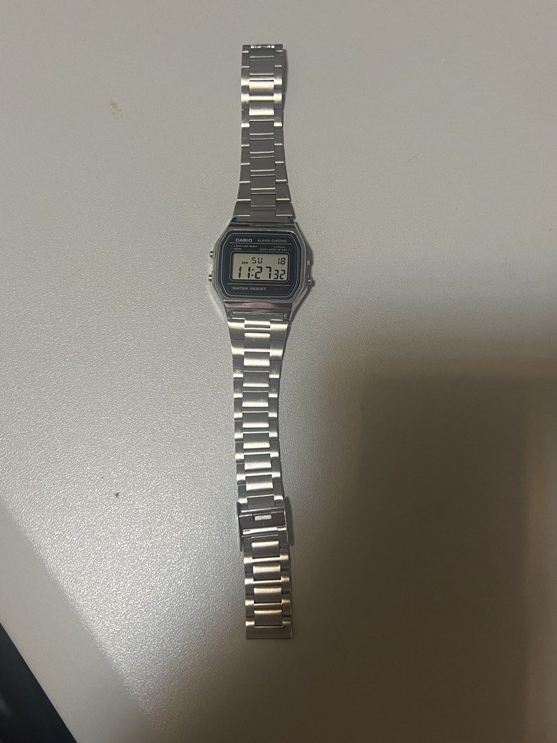 Casio A158W (Category: Luxury Watches) located in Manila. Submitted by happy.christian (Listing ID 1469003965, Image 3). Description: i just wore it once and thats it brand new and clean but i dont have the box anymore just the watch.
