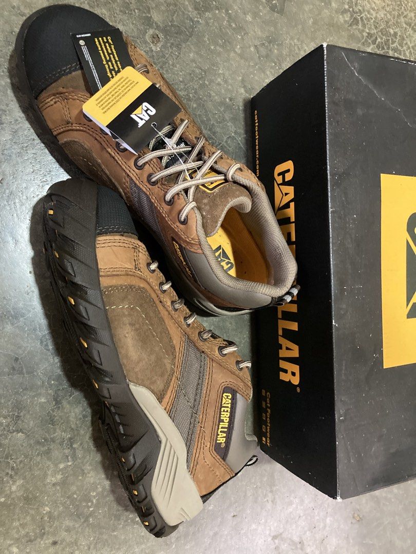Caterpillar CAT Work Shoes Safety Boots Brown (Category: Boots) located in Candelaria. Submitted by trendoclock (Listing ID 1469053280, Image 3). Description: ‼️S A L E‼️ Authentic Caterpillar CAT Argon CT Oxford Work Shoes Brandnew with box Size US 8 (EU 41). Features steel toe protection. Never worn, comes with original box and tags. Perfect for work or daily use. #safetyshoes #PPE #ppesafety.