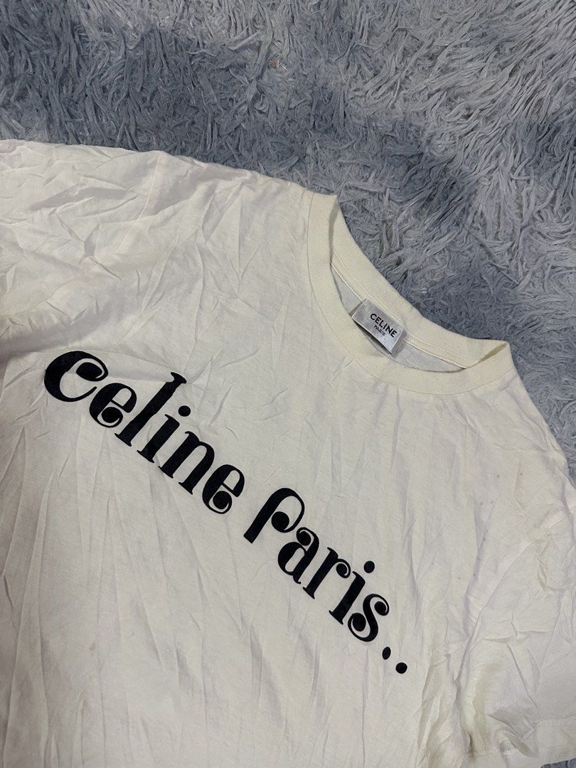 Celine Paris Cream Shirt (Category: Shirts) located in Baao. Submitted by revamped.co (Listing ID 1469036038, Image 3). Description: Celine Paris Cream Shirt Excellent Condition Size Small on tag Need Wash 18 by 22.5 Inches.