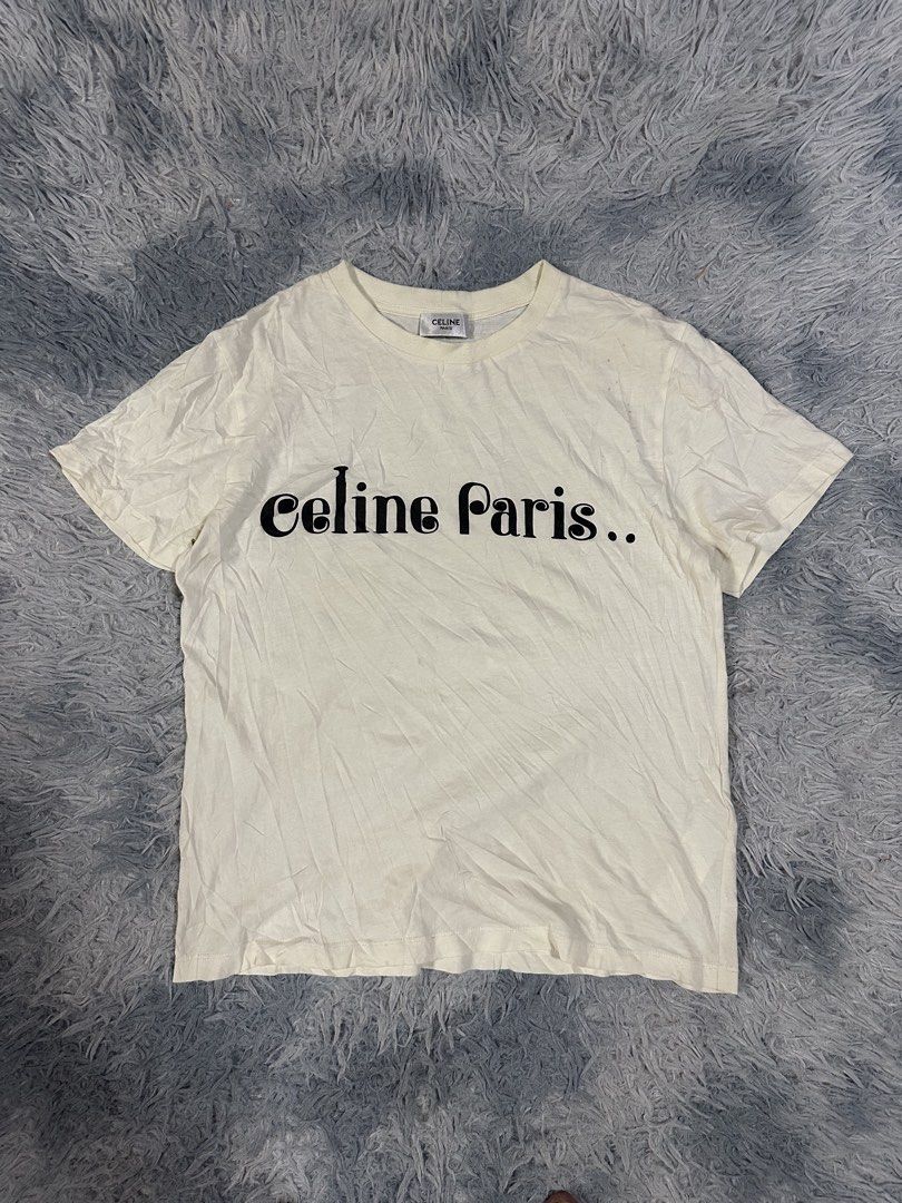 Celine Paris Cream Shirt (Category: Shirts) located in Baao. Submitted by revamped.co (Listing ID 1469036038, Image 1). Description: Celine Paris Cream Shirt Excellent Condition Size Small on tag Need Wash 18 by 22.5 Inches.
