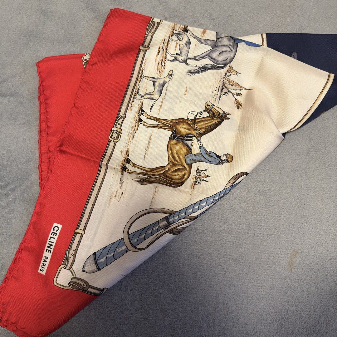 Celine silk scarf (Category: Scarves) located in Quezon City. Submitted by hintstreet (Listing ID 1469160267, Image 3). Description: With box.