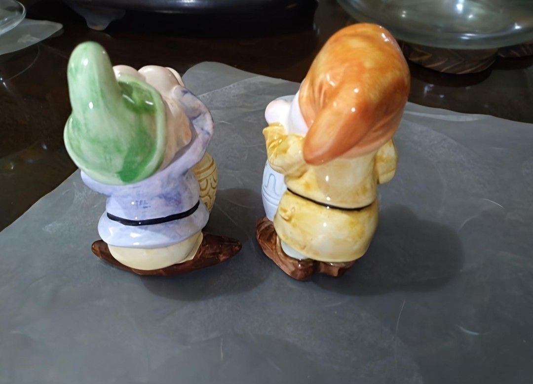 Ceramic Salt and Pepper Bundle (Category: Other Kitchenware & Tableware) located in Bulacan. Submitted by mitchikoscollection (Listing ID 1468953542, Image 3). Description: Authentic Original Rare Vintage Collectible Boy and Girl Salt and pepper , Good as new Brand new w/o Box , Ceramic Salt and Pepper Walt Disney ...
