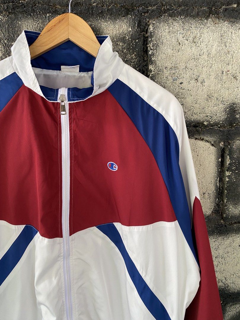Champion Windbreaker Jacket (Category: Coats, Jackets and Outerwear) located in Villaverde. Submitted by theluxurythrift.ph (Listing ID 1468960841, Image 3). Description: Wts Champion Windbreaker Size Xlarge to XL W 25 Inch L 29 Inch Excellent Condition 1199 + Sf.