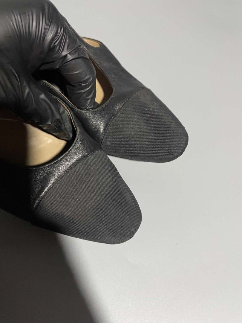 Chanel Black Cap Tow (Category: Heels) located in Cavite. Submitted by imgnr0 (Listing ID 1469141509, Image 3). Description: Excellent condition Check details pic size 41 womens message for more details .