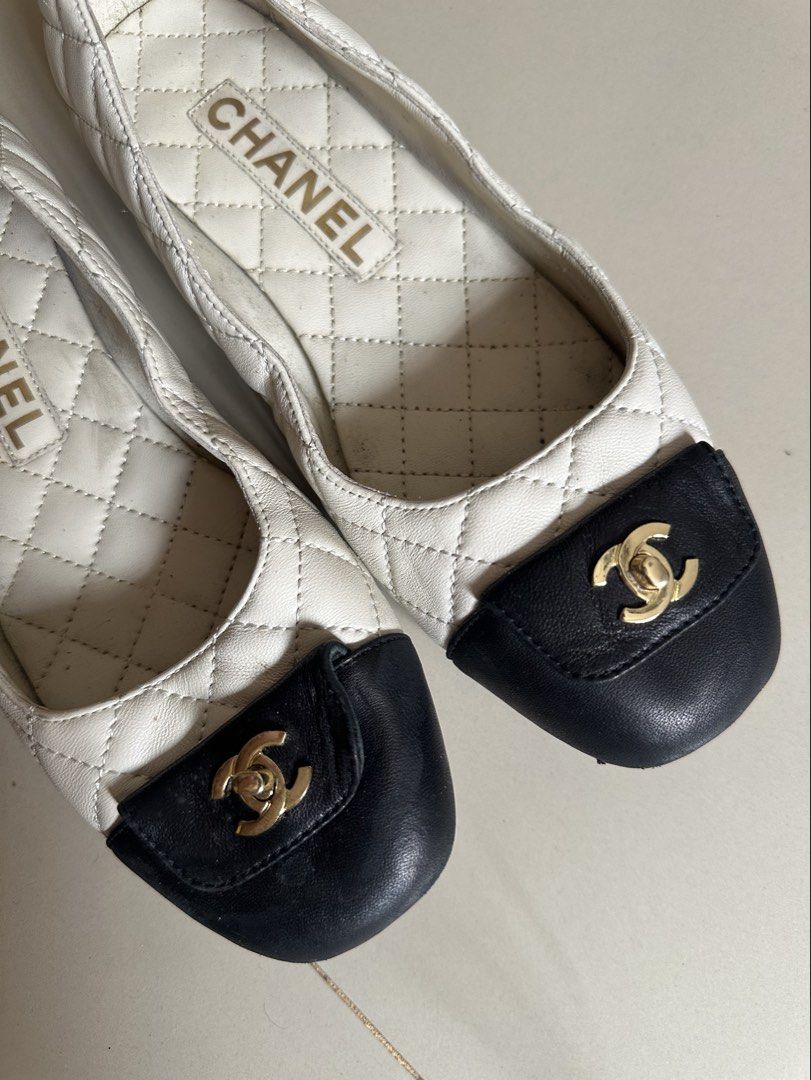 Chanel Quilted Ballet Flats (Category: Sneakers & Footwear) located in Butuan. Submitted by wear.next (Listing ID 1468849404, Image 3). Description: Size 36 C No inclusions .