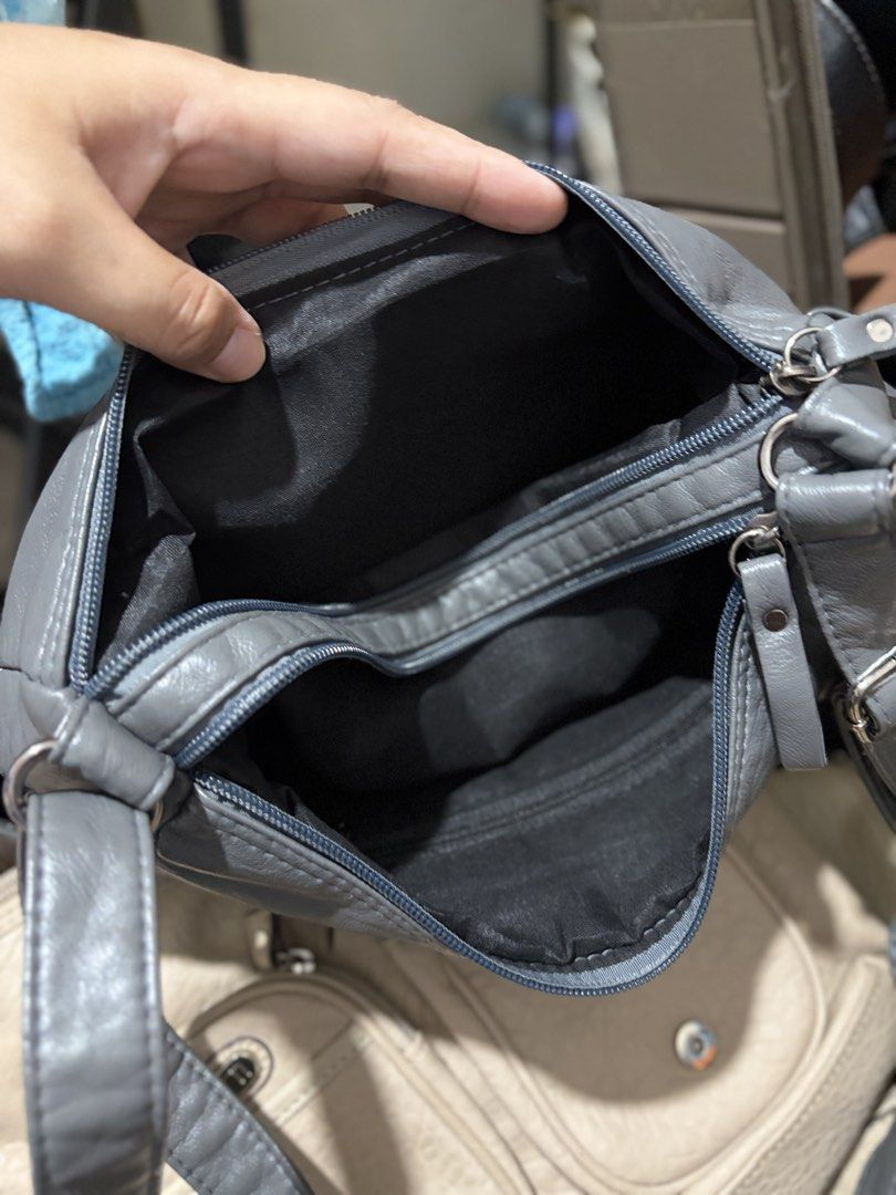 Charcoal Gray Sling Bag (Category: Cross-body Bags) located in Pili. Submitted by readysetthrift (Listing ID 1469091377, Image 2). Description: 🛍️ READY SET THRIFT USED GOODS SHOP 🤎 ✨ Affordable Finds, Happy Buyers! ✨ Welcome to Ready Set Thrift Used Goods Shop! 🛒💗 Your go-to shop for affordable thrift finds, pre-loved items, bags, clothes, accessories, and other secondhand treasures! ♻️ Find great items at budget-friendly prices. 📌 SHOP RUL