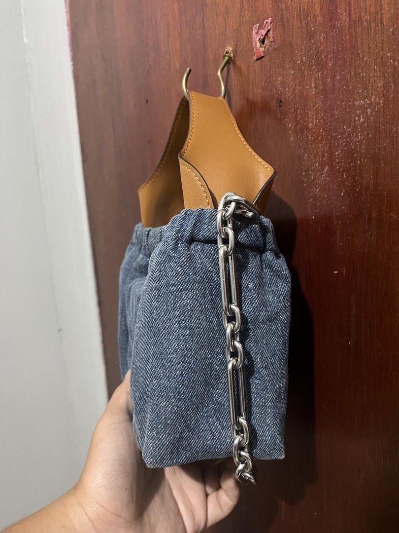 Charles And Keith Denim Shoulder Bag (Category: Shoulder Bags) located in Abucay. Submitted by rambundang123- (Listing ID 1469056560, Image 2). Description: Removable Chain Strap Can Be Hand Carry Bag and Shoulder Bag.