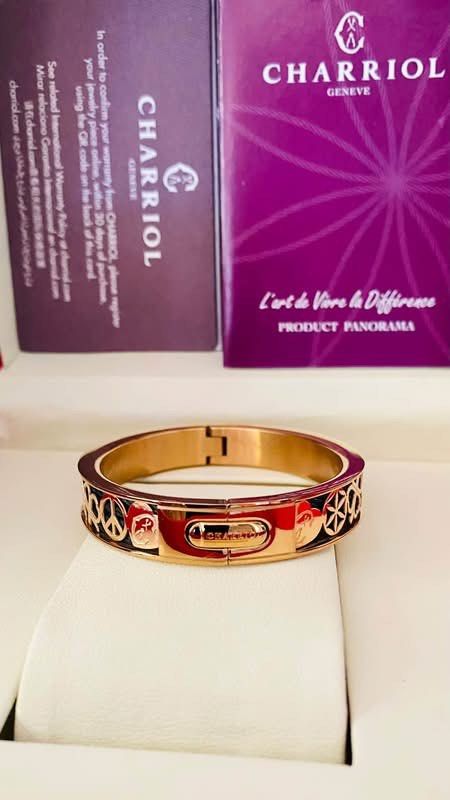 Charriol Forever Every Lucky Charm Bangle (Category: Other Accessories) located in Manila. Submitted by annafinds (Listing ID 1469051884, Image 3). Description: ₱16,800 Auth Charriol Forever Every Lucky Charm Bangle for Ladie’s -Rose Gold -16cm Wrist Size -With Card & Papers -In Excellent Condition 📌Disclaimer:📌 I Claim to be a Legit Watch Reseller. All Products, Names, Brands, and Logos are owned by their respective brand owners. We are not af
