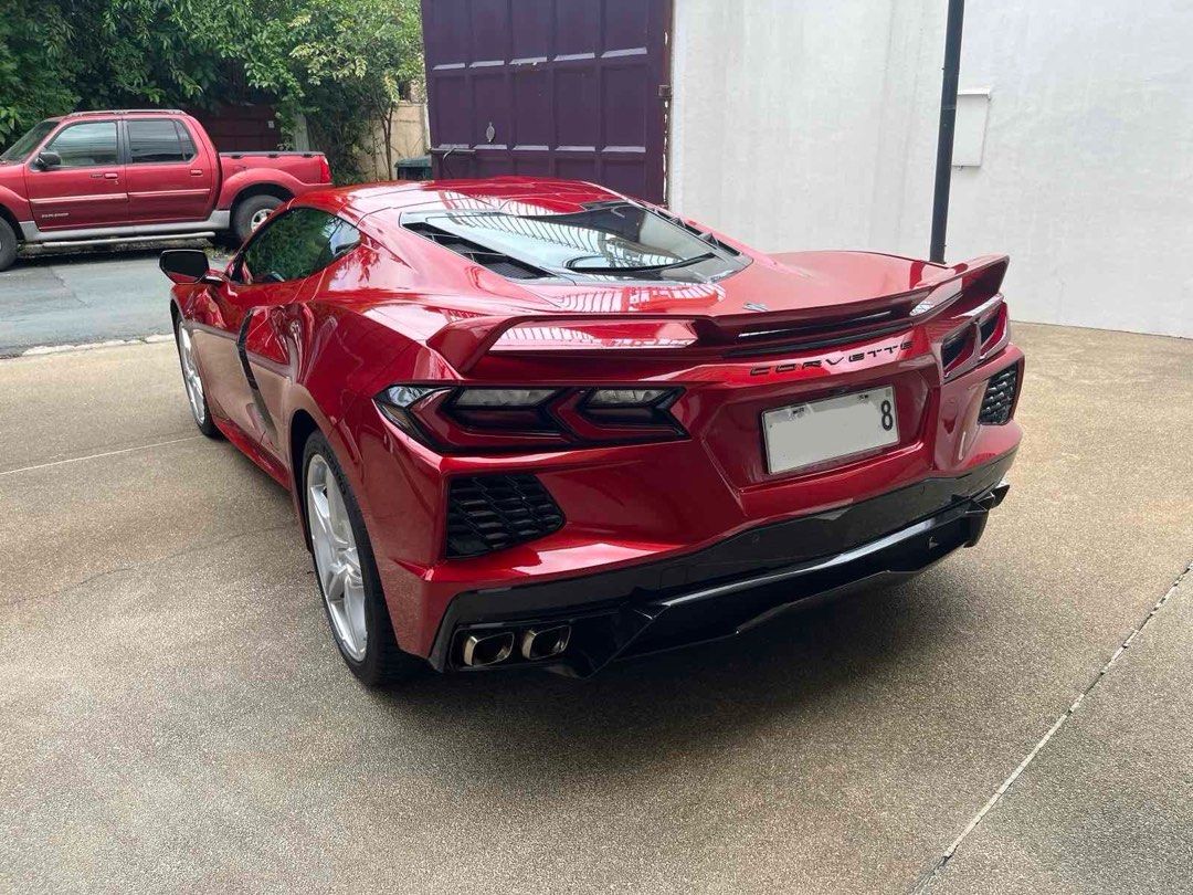 Chevrolet Corvette C8 Auto (Category: Used Cars) located in Quezon City. Submitted by nickyc09 (Listing ID 1468949991, Image 3). Description: 2021 Chevrolet Corvette C8 Stingray V8 A/T gas 1,250 km only - almost new 1st owner Plate ending 8 8.5M Location: Congressional QC Serious buyers only..