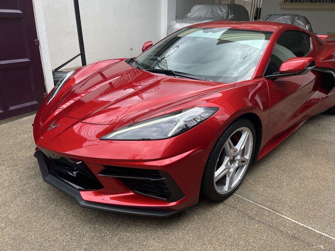 Chevrolet Corvette C8 Auto (Category: Used Cars) located in Quezon City. Submitted by nickyc09 (Listing ID 1468949991, Image 1). Description: 2021 Chevrolet Corvette C8 Stingray V8 A/T gas 1,250 km only - almost new 1st owner Plate ending 8 8.5M Location: Congressional QC Serious buyers only..