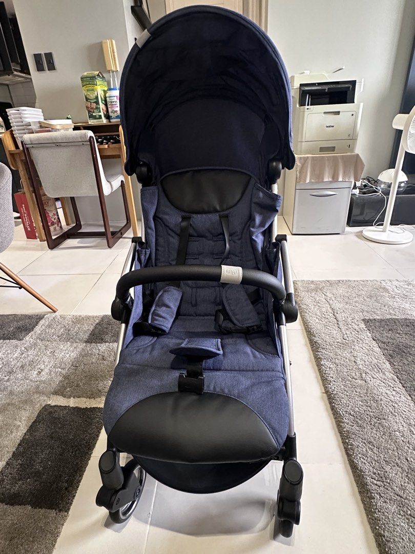 Chicco Goody Plus Stroller Blue (Category: Strollers) located in Manila. Submitted by lm.mommy (Listing ID 1469071573, Image 3). Description: - Brand/Model: Chicco Goody Plus Stroller - Color: Blue - Design: Lightweight frame with an easy folding mechanism - Comfort & Safety: Padded seat harness and adjustable canopy - Storage: Large basket underneath for essentials - Condition: Clean fabric and smooth wheels, ready for daily use.