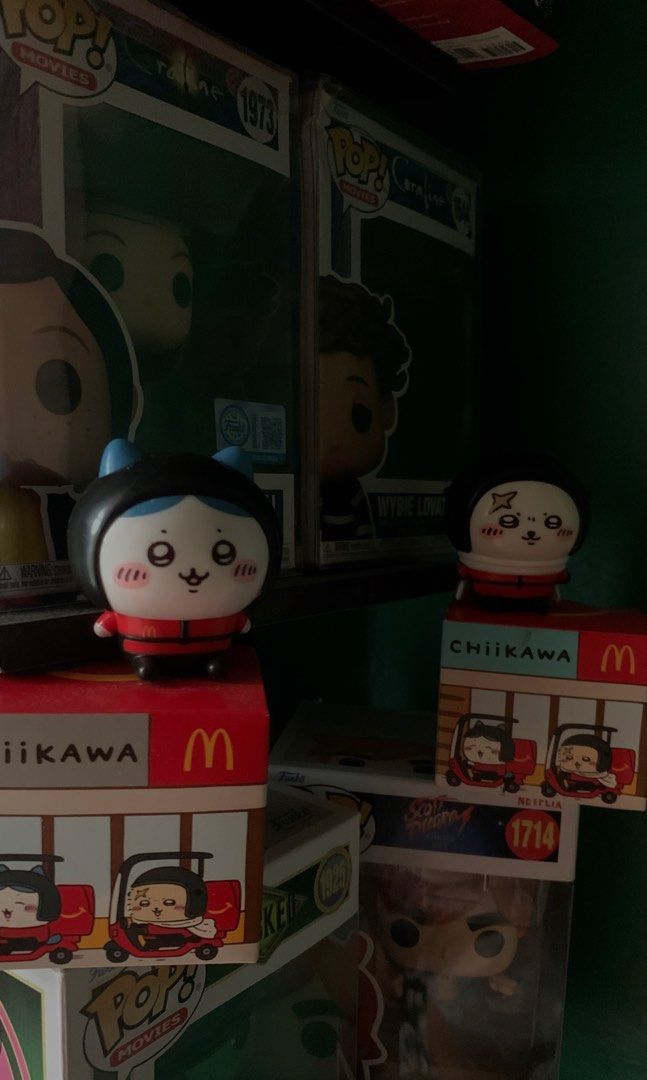 Chiikawa Mcdonald’s Happy Meal (Category: Kids Toys) located in Cagayan de Oro. Submitted by yanisbooks (Listing ID 1469011284, Image 2). Description: 180 EACH. Price is already fixed, strictly no haggling. Available : Usagi Momonga Shisa Hachiware Kurimanju Furuhonya Rakko Can provide more pictures. .