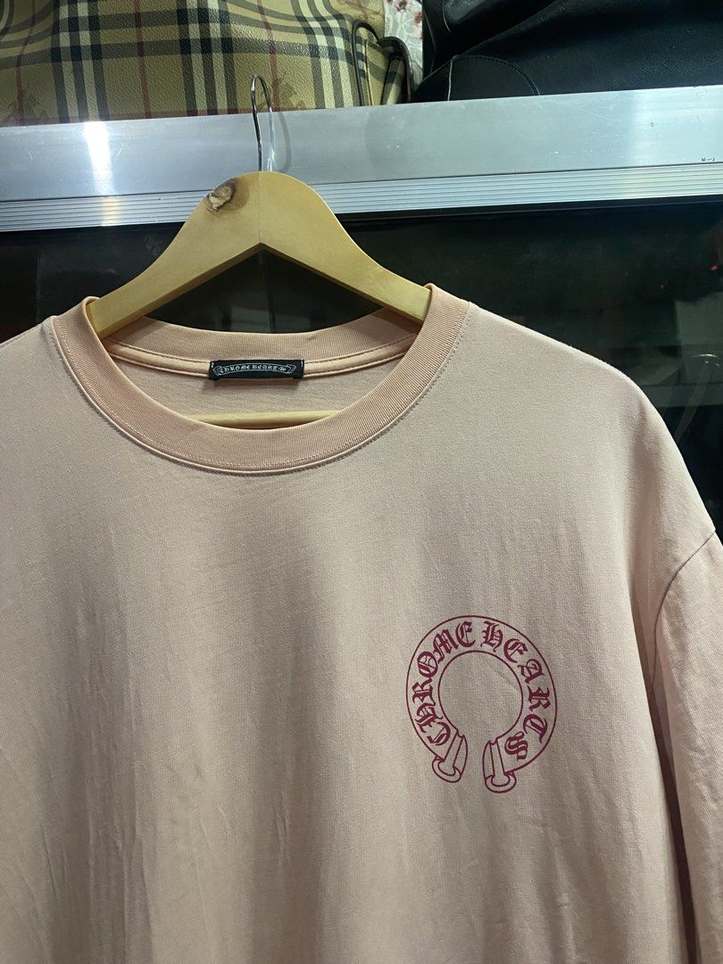 Chrome Hearts (Category: Luxury Apparel) located in Kalibo. Submitted by rvna23 (Listing ID 1469001723, Image 2). Description: Chrome Hearts iconic floral/horseshoe cross graphic shirt 27 X 22.