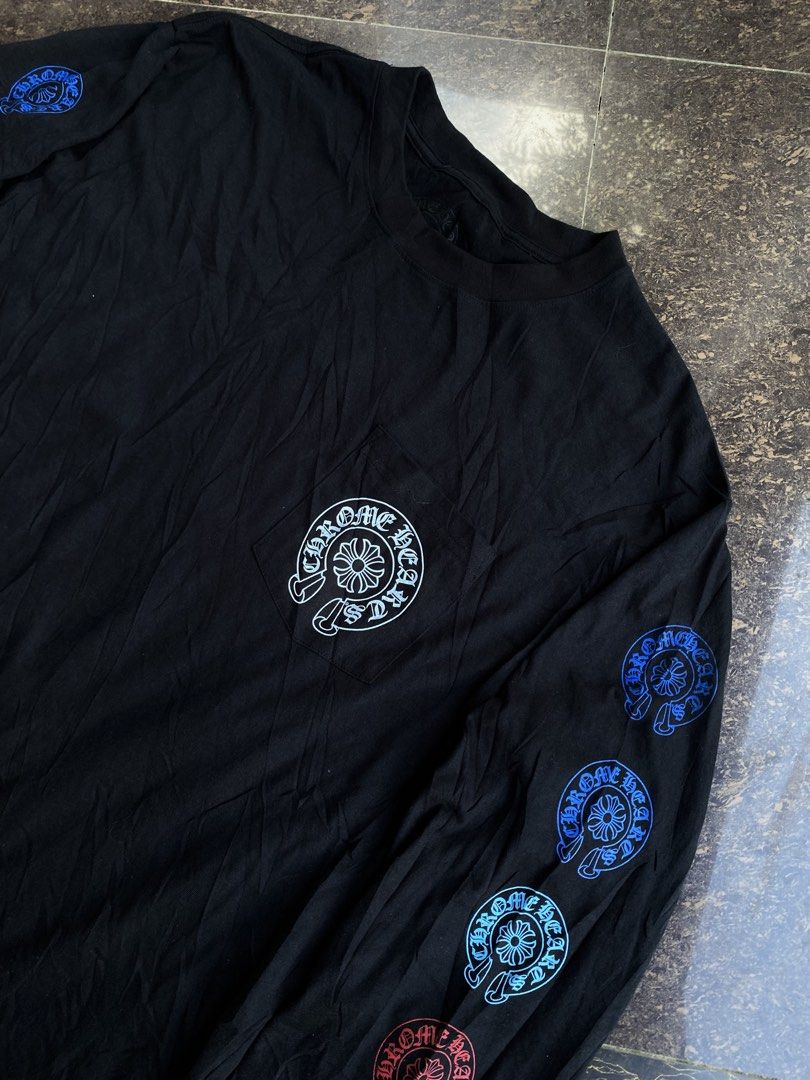 Chrome Hearts Pocket tee (Category: Tshirts & Polo Shirts ) located in Aloran. Submitted by thriftnijep.04 (Listing ID 1468938818, Image 3). Description: Excellent to as new condition Dimes: 22 x 28 Color rate: 9/10 Issue: None .