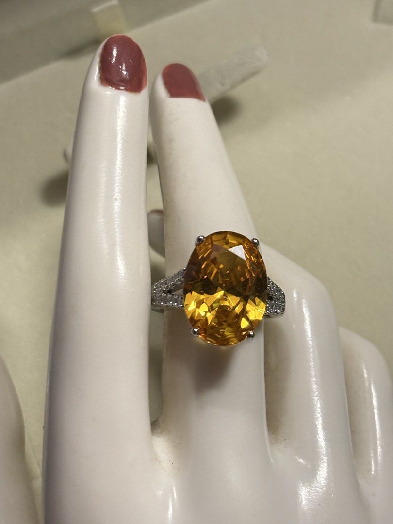 💛citrine power ring (Category: Rings) located in Davao. Submitted by emmanuelchuamellorin23 (Listing ID 1469067832, Image 1). Description: 💛Citrine Power Ring gemstone. Ring size 8 adjustable Markings au750 Rodium/ Platinum over copper based metal Tarnish resistant with extra care Message me directly📩.