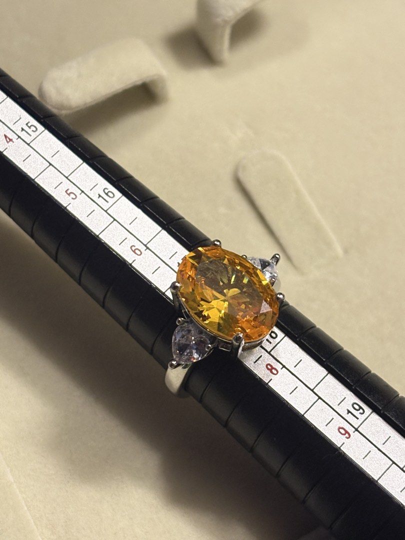 💛citrine ring gemstone (Category: Rings) located in Davao. Submitted by emmanuelchuamellorin23 (Listing ID 1469068522, Image 3). Description: 💛citrine Ring gemstone. Ring size 7 adjustable Markings au750 Rodium/ Platinum over copper based metal Tarnish resistant with extra care Message me directly📩.