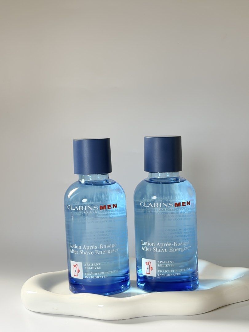 Clarins Men After Shave Toner 100ml (Category: Makeup) located in Taguig. Submitted by makeupgoodiess (Listing ID 1468932572, Image 1). Description: 2 slots.