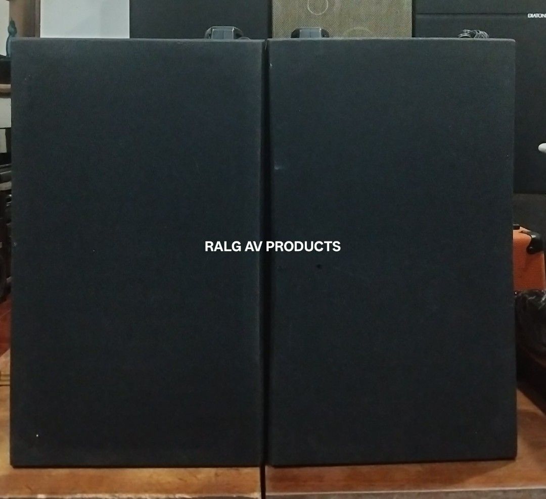 Classic Pro EX-10M Professional Studio Monitors (Category: Soundbars, Speakers & Amplifiers) located in Bulacan. Submitted by ronald277077025 (Listing ID 1469029685, Image 2). Description: CLASSIC PRO 2 WAY PROFESSIONAL STUDIO MONITOR SPEAKER SYSTEM EX-10M 120 WATTS 8 OHMS 8" CORN CONE WOOFER SOFT SILK DOME TYPE TWEETER AIRTIGHT BUFFLES MADE IN JAPAN DIMENSIONS: W25 x H42 x D21. 5 CM 9kg each -THIS WAS DESIGNED TO MIMIC THE AESTHETIC AND SOUND PR