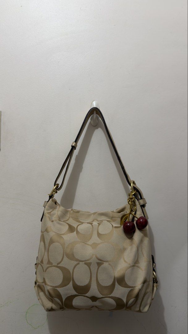 Coach Carly Hobo Bag (Category: Luxury Bags & Wallets) located in Manila. Submitted by coffeepanda1234 (Listing ID 1469090375, Image 1). Description: Sign of use only.