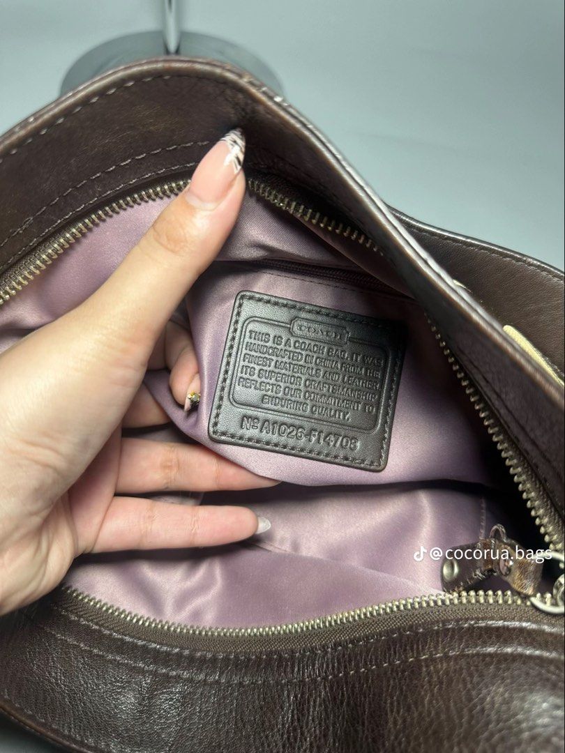 Coach Zoe (Category: Luxury Bags & Wallets) located in Manila. Submitted by cocorua.bags (Listing ID 1469013871, Image 2). Description: [Pre-owned item — please expect normal signs of previous use.] ✧･ﾟ: NOTES :･ﾟ✧ -Please see all photos for the item’s actual condition. Close-up photos of visible signs of use and imperfections are included for transparency. Kindly review all photos carefully before purchasing. -Always authenticate. ♡ DISCLAIMER T