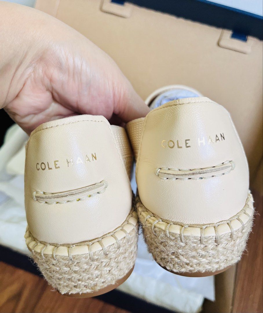Cole Haan Espadrilles (Category: Sneakers) located in Las Pinas. Submitted by mgmvillaluz (Listing ID 1469026281, Image 3). Description: - Preloved (used ONCE). Like new; 9/10 condition. Bought in US. - Size is too big for me. This actually fits EU 39..