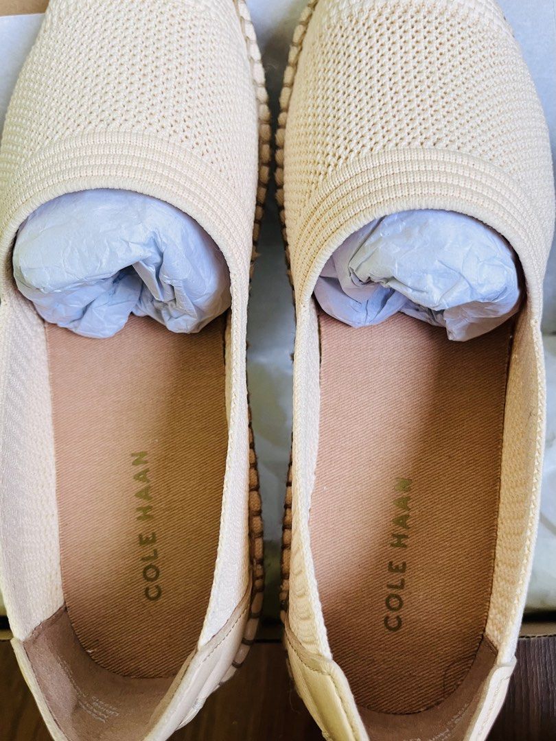 Cole Haan Espadrilles (Category: Sneakers) located in Las Pinas. Submitted by mgmvillaluz (Listing ID 1469026281, Image 2). Description: - Preloved (used ONCE). Like new; 9/10 condition. Bought in US. - Size is too big for me. This actually fits EU 39..