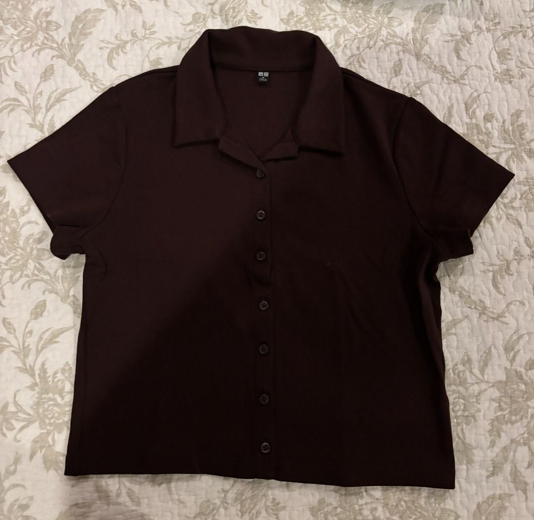 Collared button-up short sleeve shirt (Category: Shirts) located in Muntinlupa City. Submitted by wisemountain-8175 (Listing ID 1469041122, Image 1). Description: - Perfect for office days - stretchy and comfortable fabric - RFS: dont wear it .
