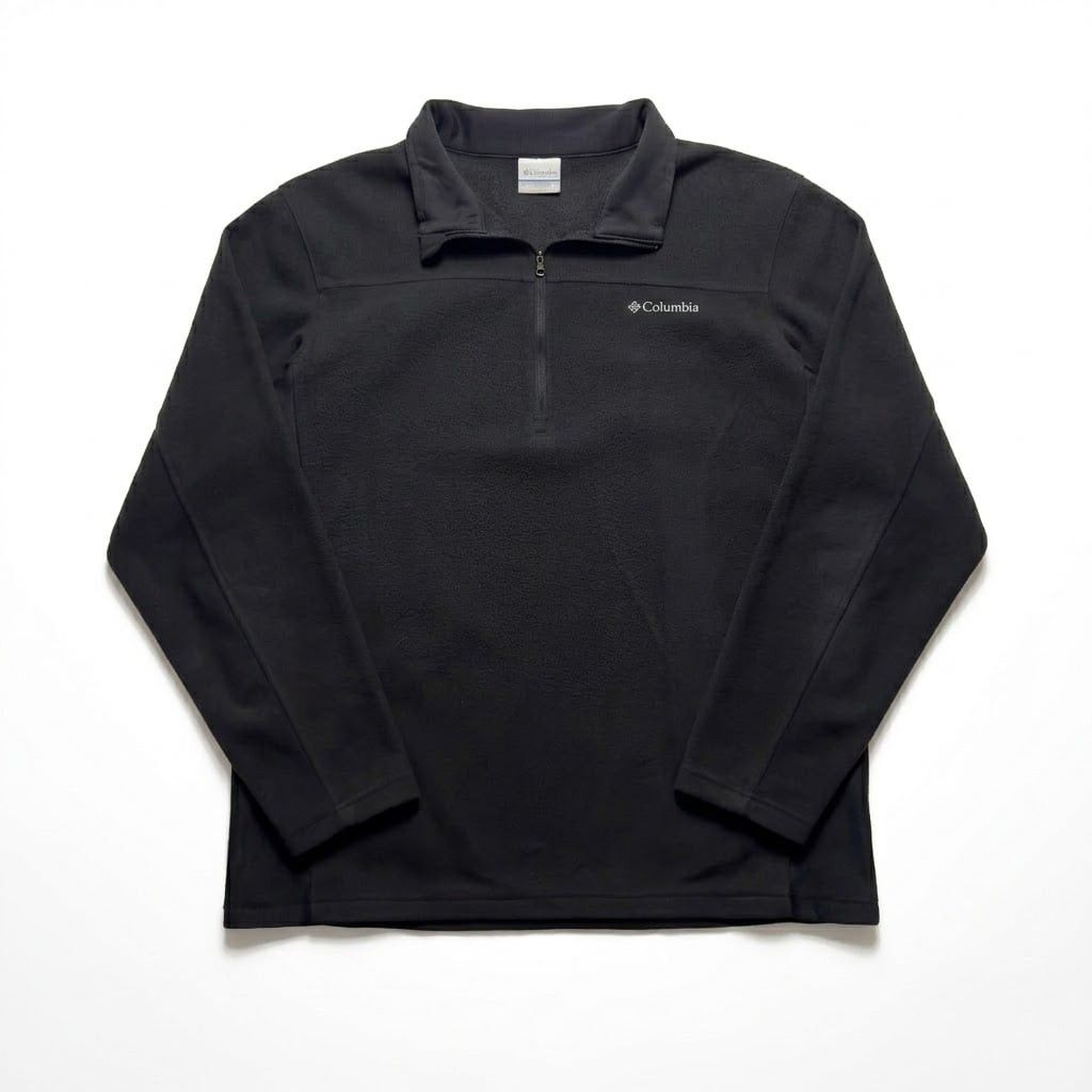 Columbia Q-zip Jacket (Category: Coats, Jackets and Outerwear) located in San Pablo. Submitted by refitsph (Listing ID 1468931231, Image 1). Description: - Width: 25.5 - Length: 30 - Legit / Authentic - Flawless - Already Washed and Ready to Wear.